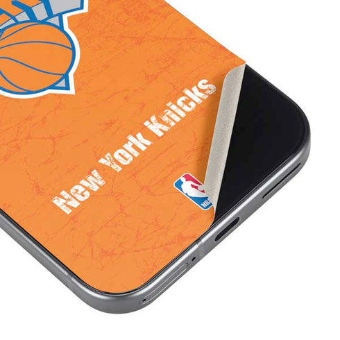 NBA New York Knicks Orange Primary Logo Pixel 9 Pro XL Skin